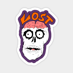 Lost Skull Design Magnet