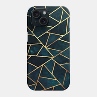 Geometric Green Stone Phone Case