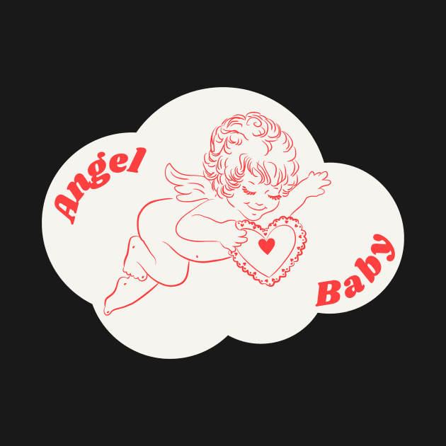 Lil Angel Baby on Cloud by shopY2K