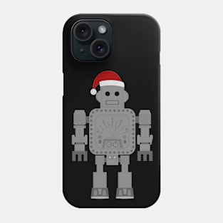 christmas santa claus robot Phone Case