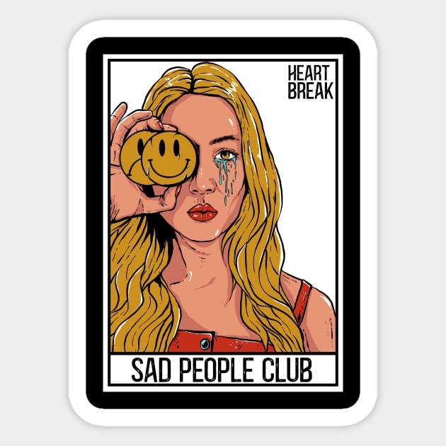 Sad Stickers - Free people Stickers