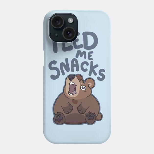 Feed Me Snacks Phone Case by goccart