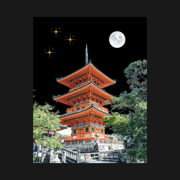 Kiyomizu-Dera Temple - Kyoto, Japan by Print1On