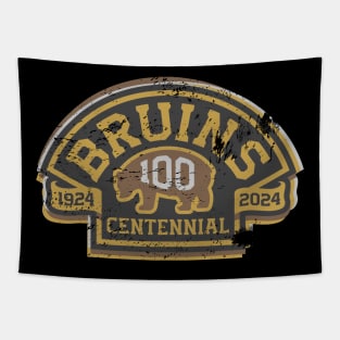 Boston Bruins - Logo Sports Tapestry