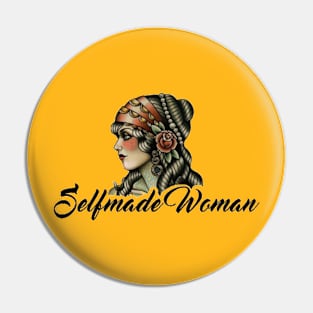 Selfmade Woman Pin