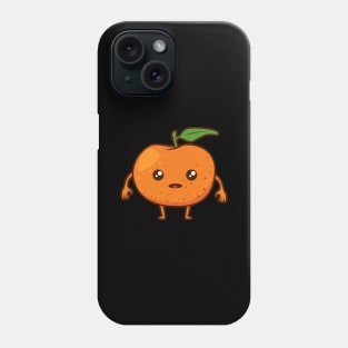 Kawaii Cartoon Tangerine Phone Case