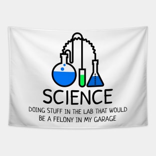 Science: Doing Stuff in the Lab that would be a Felony in My Garage Tapestry