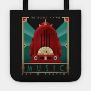 Vintage Music #TPArtDecoContest Tote