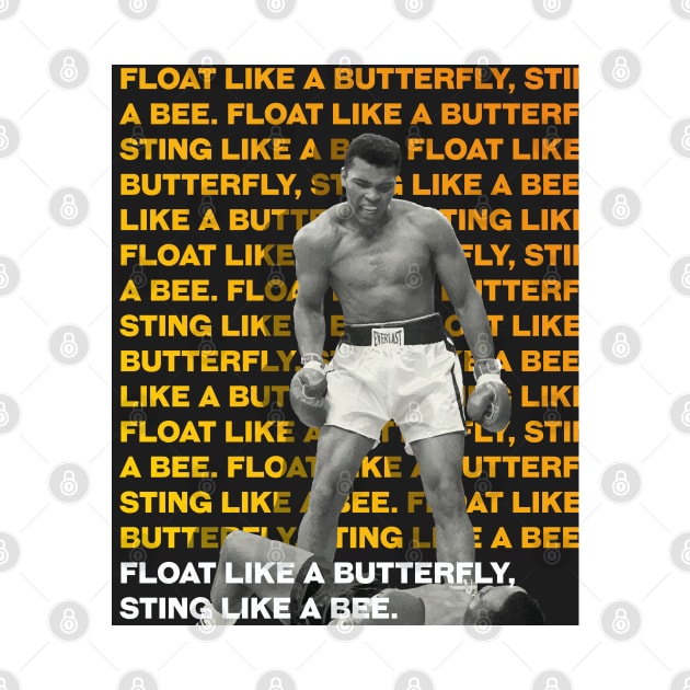 Muhammed Ali | Float like a butterfly, sting like a bee. by ErdiKara