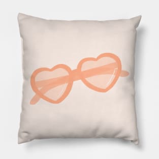 Heart Sunnies - Orange Pillow