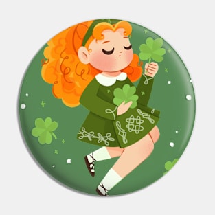 Irish dancer Pin