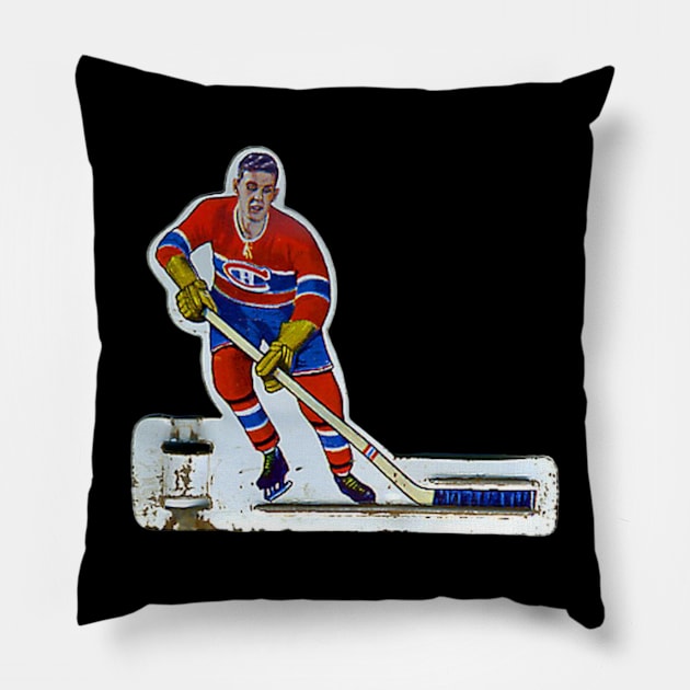 classic table hockey player Pillow by Moot Moot