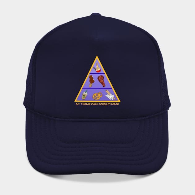 Theme Park Food Pyramid - Theme Parks - Hat | TeePublic
