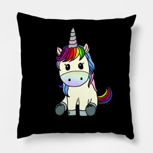 Rainbow Unicorn Pillow