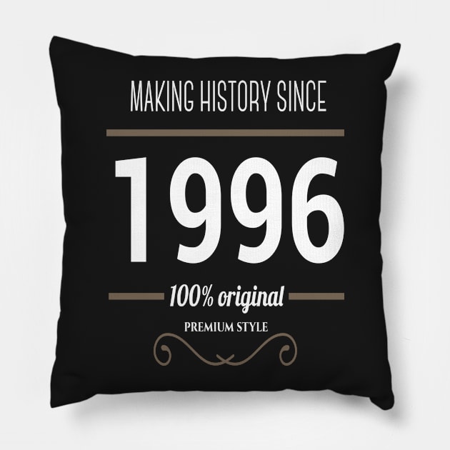 FAther (2) Making History since 1996 Pillow by HoangNgoc