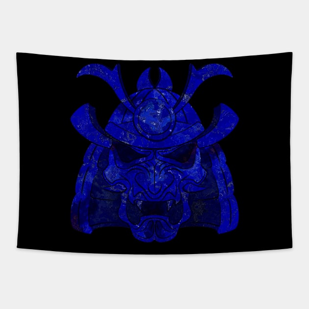 Stone Samurai - Lapis Tapestry by Leroy Binks