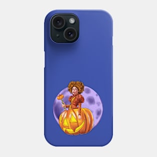 Victorian Enchantress of the Pumpkin Realm Phone Case