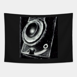 Alien Arcane Aesthic AiArt Void Aperture Tapestry