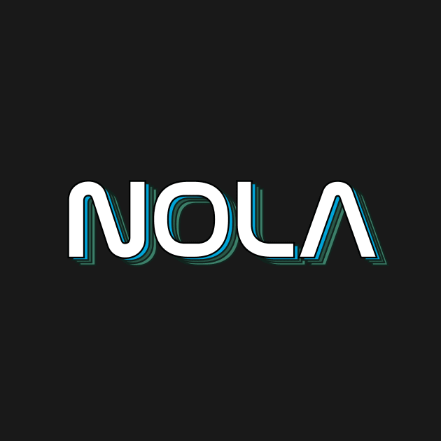 NOLA nasa lettering by Rpadnis