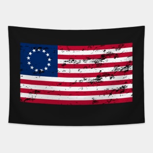 Betsy Ross Flag U.S.A. United States Of America Classic Flag Tapestry