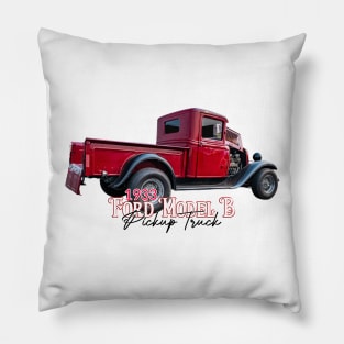 1933 Ford Model B Pickup Truck Pillow