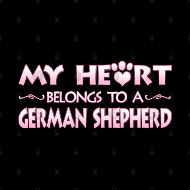 Valentine's Day Gift For German Shepherd Dog Lovers & Owners by Just Another Shirt