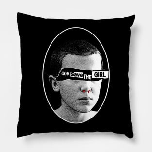 Retro 80's Sci-fi Tv Punk Band Album Cover Parody Pillow