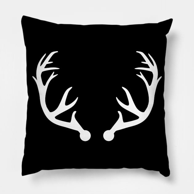 Deer antlers Pillow by Designzz