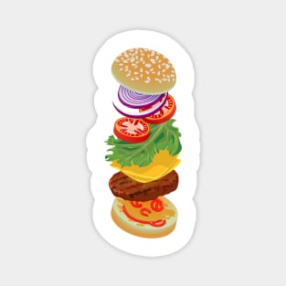 Burger Time Magnet