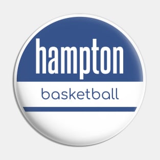 hampton basketball Pin