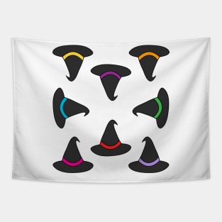Witch Hats Colors - Halloween Lover Sticker pack Tapestry