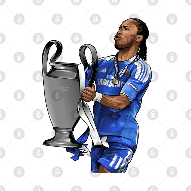 football player didier drogba by mrizz.design