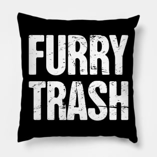 Funny Anthro Furry Fandom Fursuit Con Gift Pillow