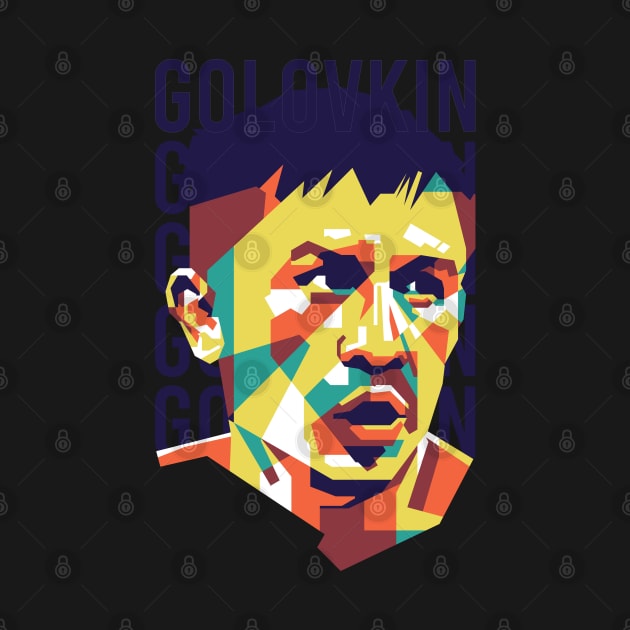 Golovkin GGG WPAP Art by pentaShop