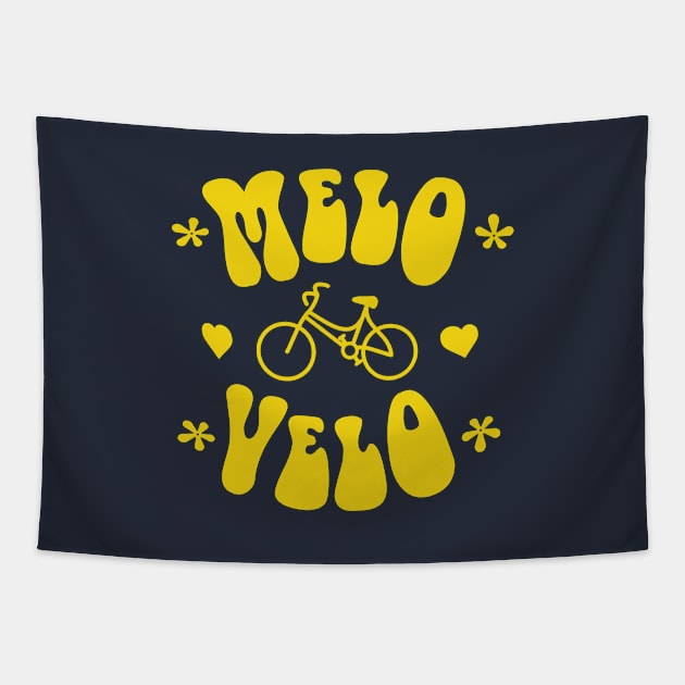 Melo Velo Tapestry by esskay1000