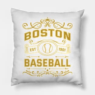 Vintage Boston Baseball Pillow