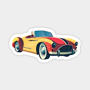 Vintage Sports Car 1940 - Isolated Magnet