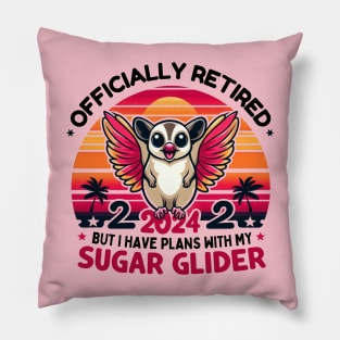 Officially retired but I have plans with my sugar glider Pillow