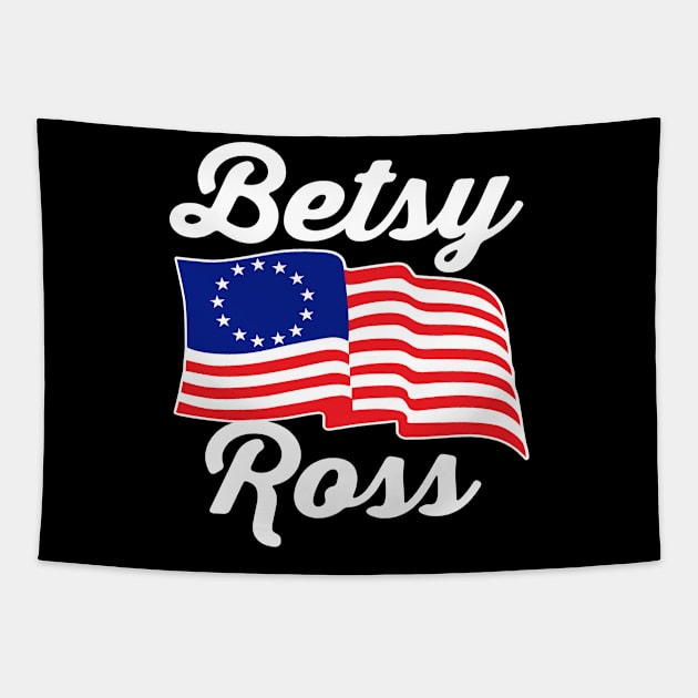 Besty Ross Flag Tapestry by DetourShirts