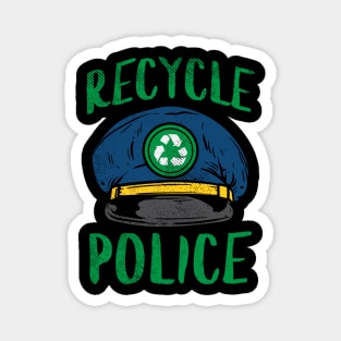 Recycle Police Magnet