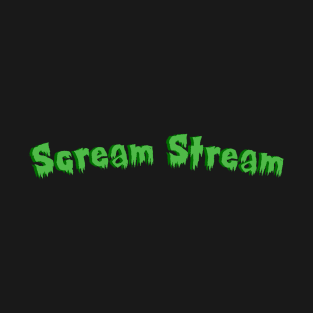 Scream Stream Text Logo T-Shirt