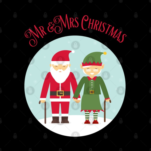 Mr and Mrs Christmas, Grandfather Christmas, Grandma Christmas, Santa and Elves, Parents Gift, Parent Gifts by Style Conscious