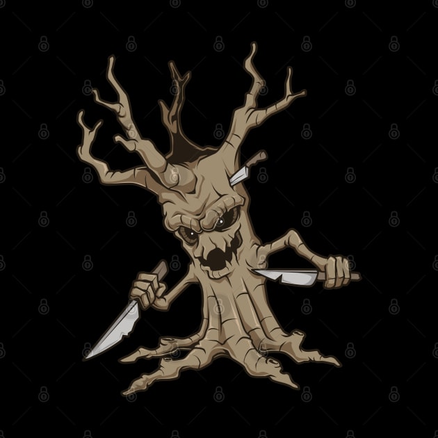 Monster plants - horror knife tree by Modern Medieval Design