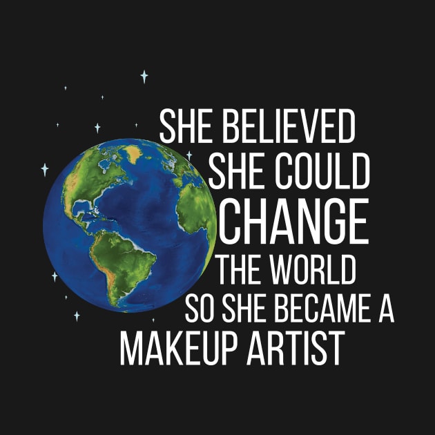 She Believed She Could Change The World So She Became A Makeup Artist by Saimarts