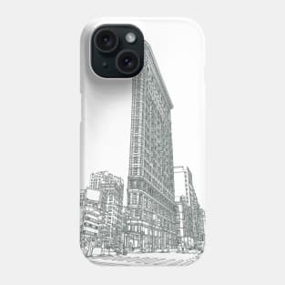 Flatiron building Phone Case