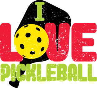 'I Love Pickleball' Funny Pickleball Gift Magnet