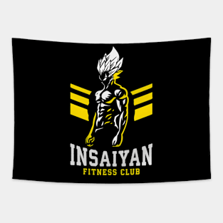 Fitness Lift Train Insaiyan Anime Gym Bodybuilding Workout Tapestry