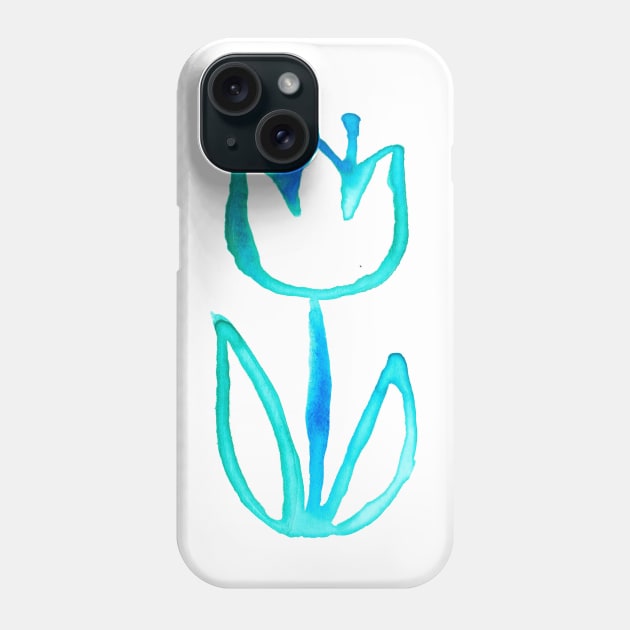 Watercolor Tulip Flower Phone Case by saradaboru