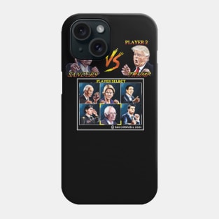 Election 2020 Street Fighter - Bernie Sanders VS Trump Phone Case