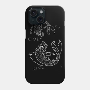 Little fishes talking Phone Case